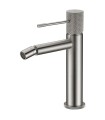 Rubinetto monocomando per Bidet LINE Nichel Spazzolato