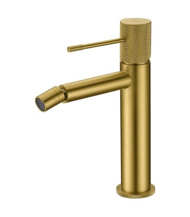 Rubinetto monocomando per Bidet LINE Oro Spazzolato