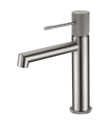Rubinetto monocomando per lavabo LINE nichel spazzolato