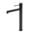 Rubinetto per lavabo con canna alta LINE Nero Opaco