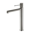 Rubinetto per lavabo con canna alta LINE Nichel Spazzolato