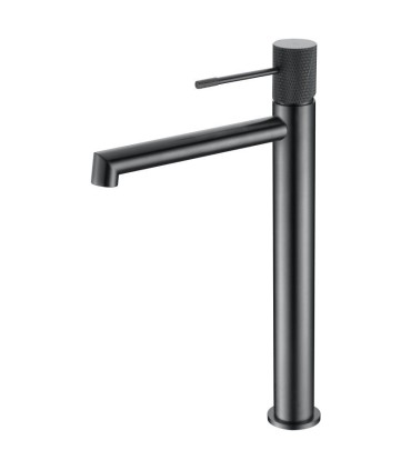 Rubinetto per lavabo con canna alta LINE Black Gun Metal
