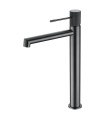 Rubinetto per lavabo con canna alta LINE Black Gun Metal