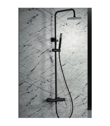 Set doccia monocomando LINE Nero Opaco