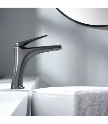 Rubinetto monocomando lavabo DELOS Black Gun Metal