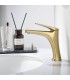 Rubinetto monocomando lavabo DELOS Oro Spazzolato