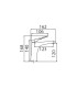 Rubinetto monocomando lavabo DELOS Oro Rosa