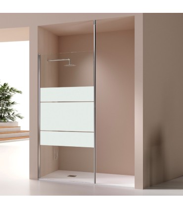 Pannello fisso doccia con barra a soffitto FRESH LEVANTE