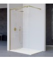Pannello fisso doccia + Barra 90º FRESH SALOMÓN INOX ORO SPAZZOLATO