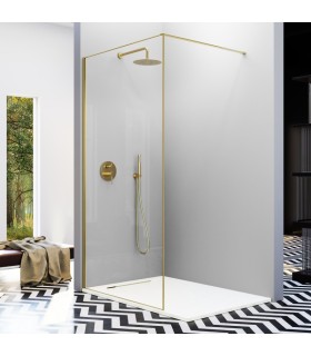 Box doccia fisso FRESH ARENA ORO SPAZZOLATO