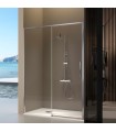 Box doccia frontale fisso + scorrevole DELTA Argento Lucido