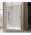 Box doccia frontale fisso + scorrevole DELTA GUN METAL