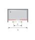 Box doccia frontale 2 fissi + 2 scorrevoli DELTA