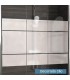 Box doccia frontale 2 fissi + 2 scorrevoli DELTA Bianco Opaco