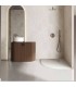 Piatto doccia semicircolare in resina BARCELONA CURVE
