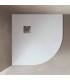 Piatto doccia semicircolare in resina BARCELONA CURVE