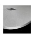 Piatto doccia semicircolare in resina BARCELONA CURVE