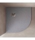 Piatto doccia semicircolare in resina BARCELONA CURVE