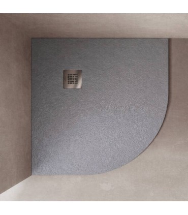 Piatto doccia semicircolare in resina BARCELONA CURVE