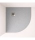 Piatto doccia semicircolare in resina BARCELONA CURVE
