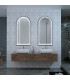 Specchio da bagno con illuminazione perimetrale ROMA