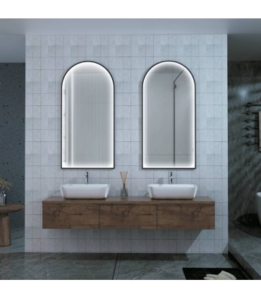 Specchio da bagno con illuminazione perimetrale ROMA