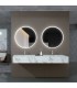 Specchio da bagno rotondo retroilluminato ATENAS