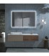 Specchio da bagno quadrato con illuminazione a LED BOSTON