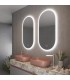 Specchio da bagno con illuminazione a LED CANADA