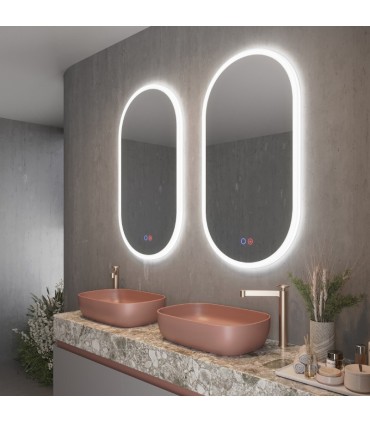 Specchio da bagno con illuminazione a LED CANADA