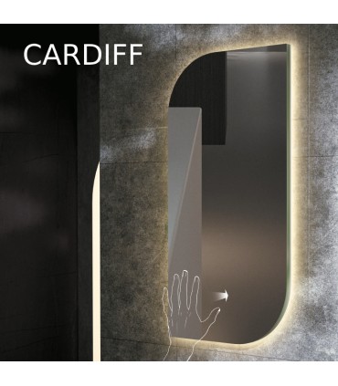 Specchio da bagno retroilluminato con sensore di movimento CARDIFF & GALES