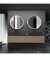 Specchio da bagno rotondo con illuminazione perimetrale NEPAL