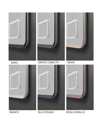 Specchio ingranditore con luce LED e cornice DUOMO