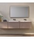 Specchio da bagno quadrato con illuminazione perimetrale ABILITY