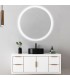 Specchio rotondo con LED BELGICA