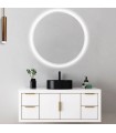 Specchio rotondo con LED BELGICA