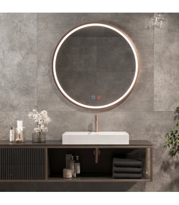 Specchio rotondo TRILED PARIS in vari colori