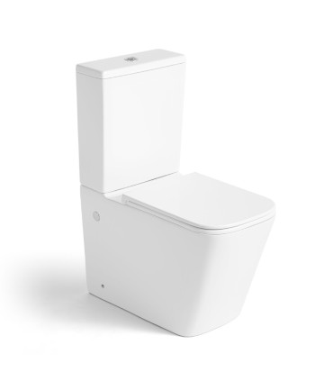 Inodoro completo a pavimento con cassetta bassa Loira