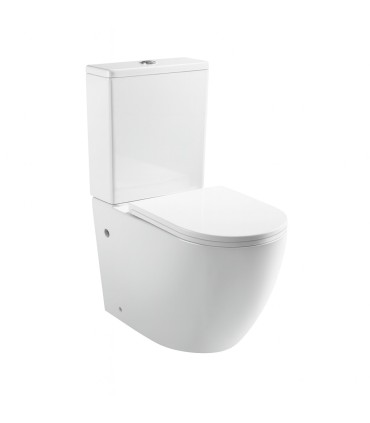 Inodoro completo a pavimento con sistema tornado Obi