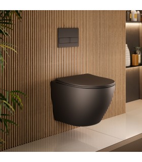 Inodoro sospeso Elba nero opaco