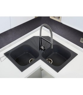 Lavello da cucina Angolare Sopra Piano ÍCARO