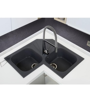 Lavello da cucina Angolare Sopra Piano ÍCARO