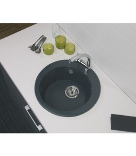 Lavello da cucina Sopra Piano circolare MINOS