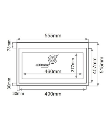 Lavello da cucina Sopra Piano LEDA