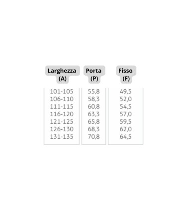 Parete doccia frontale fissa + porta scorrevole senza chiusura PAVÍA Argento Lucido