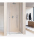 Box doccia per spazi ridotti fisso + porta pivotante 503