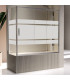 Box doccia frontale per vasca da bagno KAAROL
