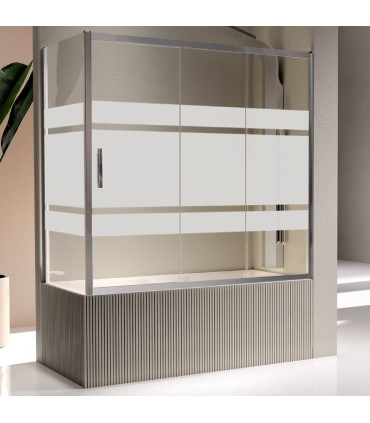 Box doccia frontale per vasca da bagno KAAROL