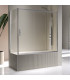 Box doccia frontale per vasca da bagno KAAROL