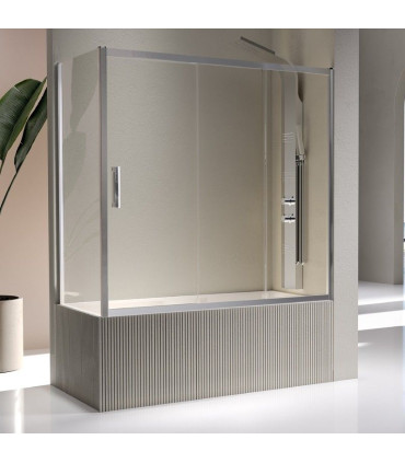 Box doccia frontale per vasca da bagno KAAROL